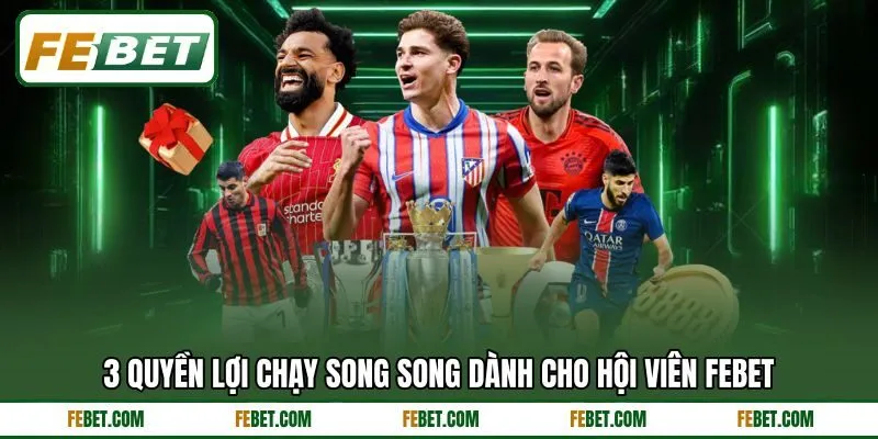 3 quyền lợi chạy song song dành cho hội viên FEBET 3 quyền lợi chạy song song dành cho hội viên FEBET