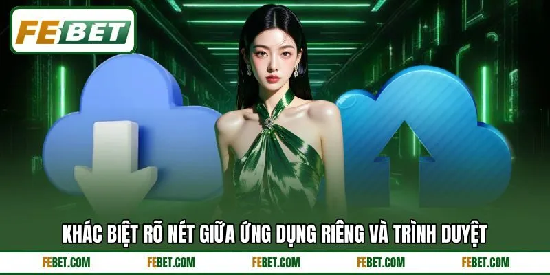 Khác biệt rõ nét giữa ứng dụng riêng và trình duyệt Khác biệt rõ nét giữa ứng dụng riêng và trình duyệt