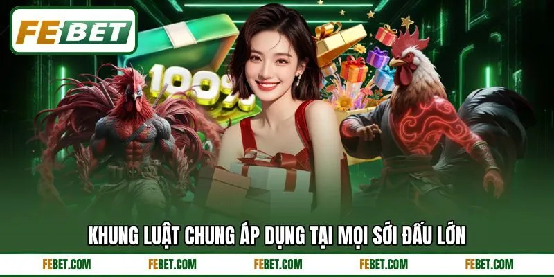 Khung luật chung áp dụng tại mọi sới đấu lớn